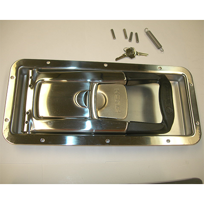 Stainless Steel Furgocar Recessed Door Pull Lock Moore